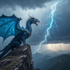 Blue Chromatic Dragon